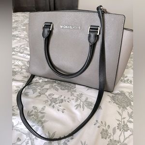 Michael Kors Purse/Handbag Two Tone Grey